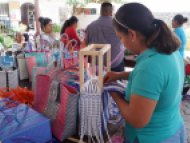 Estos son algunos avances en el curso de "Bolsos Decorativos" en los municipios de Emiliano Zapata y Tepoztlán