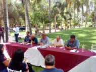 Se llevo a cabo  la reunión con la Asociación de Parques Acuáticos y Balnearios de Morelos con la intención de dar a conocer los diversos servicios y programas del SNE, además de la concertación de vacantes.