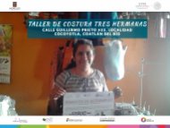 Taller de Costura Tres Hermanas  Coatlán del Río Fomento al Autoempleo Monto $18,792