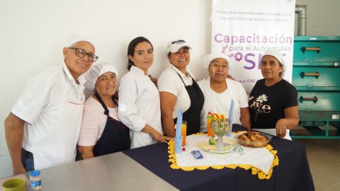 Capacitación para el Autoempleo SNE Estos son algunos avances en los cursos de '"Cocina Yucateca"  en el municipio de Xochitepec y "Herbolaria" en Cuernavaca