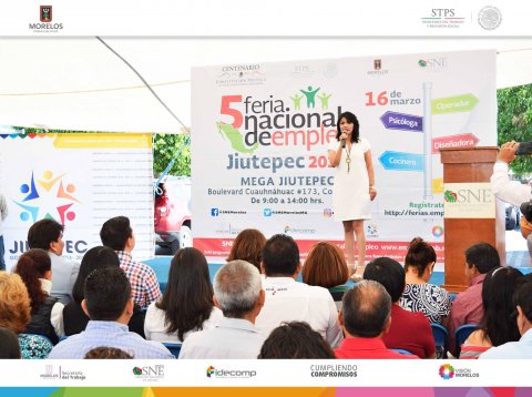 SNE Morelos llevó a cabo la 5a Feria nacional de empleo Jiutepec 2017