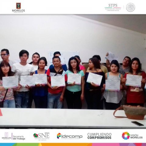 SNE Morelos entrega constancias y apoyos, en Ayala Morelos