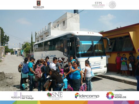<a href="/104-jornaleros-morelenses-a-Sinaloa">La Secretaría de Trabajo y el SNE Morelos brinda apoyo a 104 jornaleros morelenses</a>