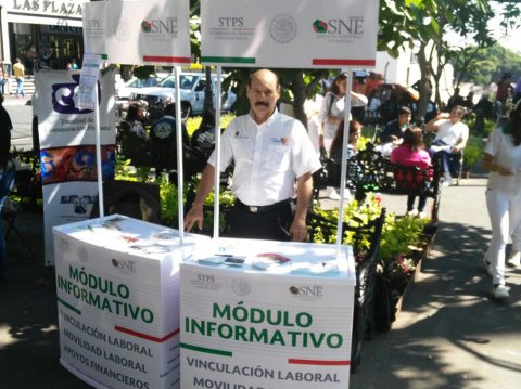 Módulo informativo de la Secretaría del Trabajo Morelos a través del SNE Morelos en la Feria estatal Socializando la prevención en Morelos 2016 #MorelosAvanza