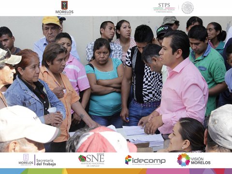 La Secretaría del Trabajo Morelos a través del SNE Morelos apoya a más de 100 jornaleros