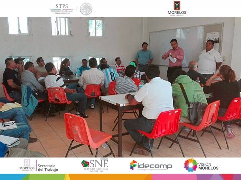 SNE Morelos imparte Plática informativa a los beneficiarios del Curso de Inst. y mantto. de paneles solares.