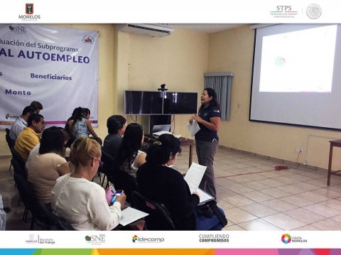 SNE Morelos imparte Plática informativa del Subprograma Fomento al Autoempleo