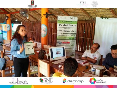 Promoción y difusión de programas del SNE Morelos en Axochiapan