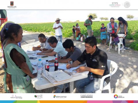 SNE Morelos lleva a cabo reclutamiento en los campos de la Empresa Río Grande Exportaciones
