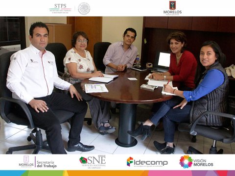 Reunión de trabajo entre el SNE Morelos, ICATMOR y DIF